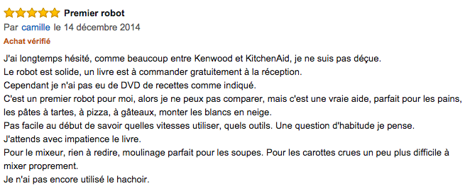 commentaire Kenwood KMC570
