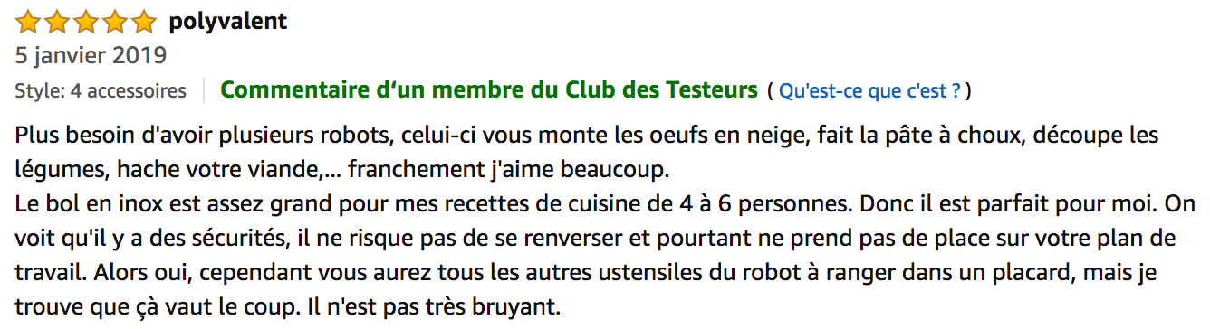 commentaire Moulinex Wizzo